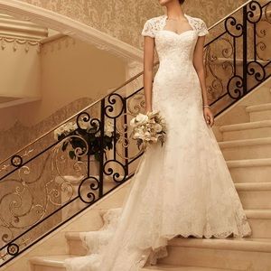 Casablanca Wedding Dress Style 2102, Size 14